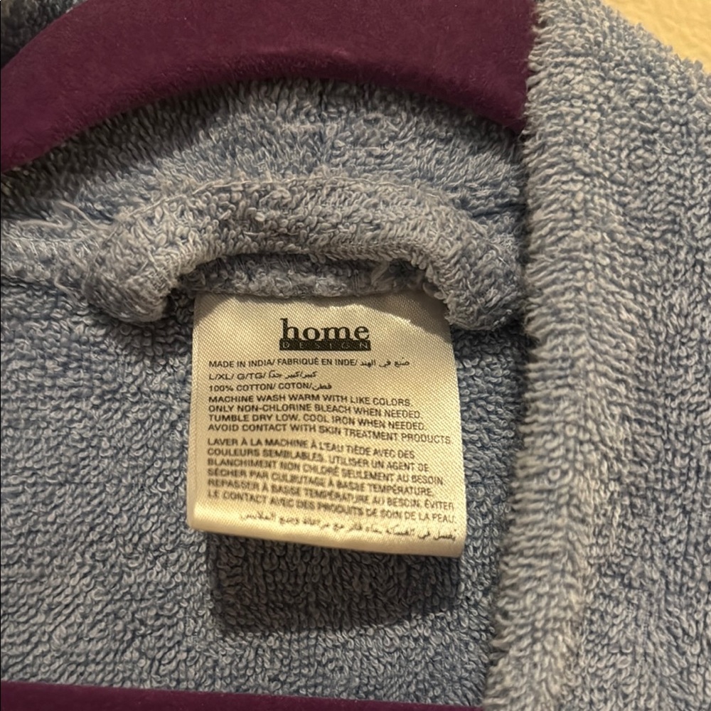 Cozy Blue Women's Robe - Picture 2 of 4